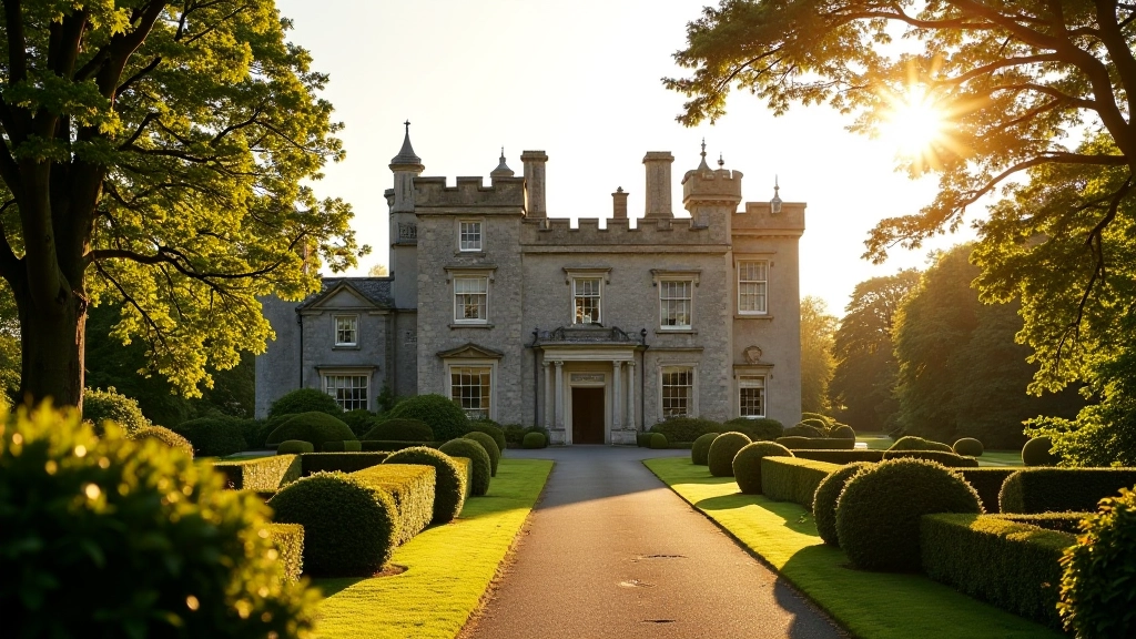 Birr Castle exterior with historic gardens